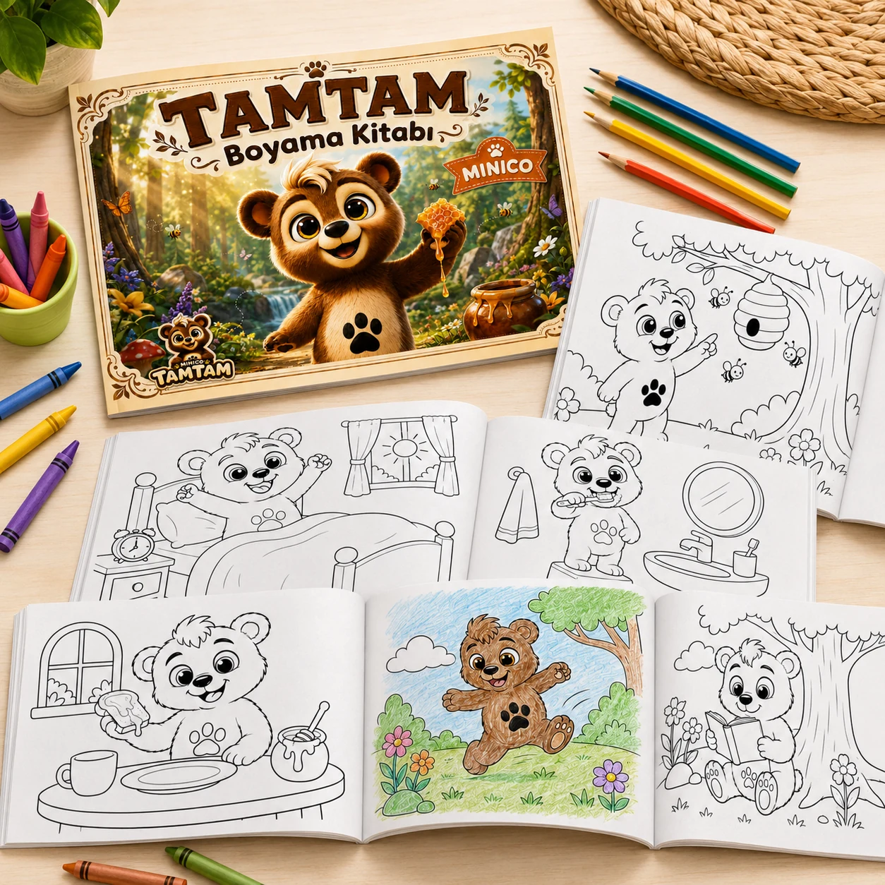 Tamtam Colouring Book — image 2