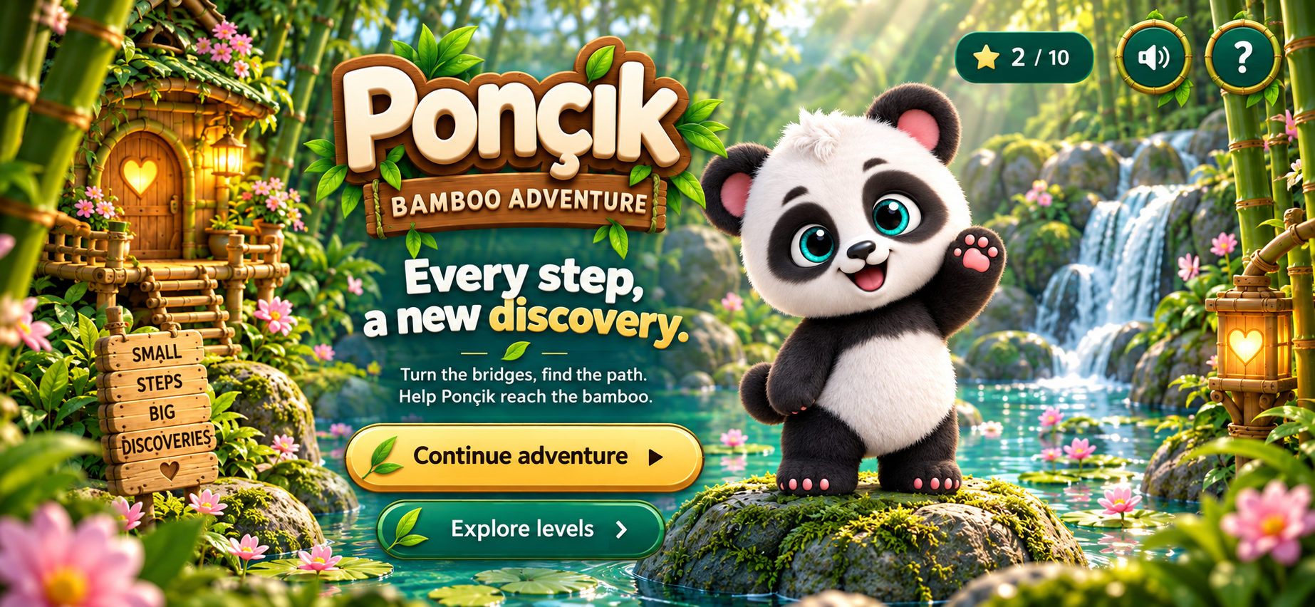 Ponçik’s Bamboo Adventure game artwork